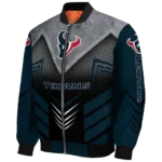houston texans arrow layer blue black bomber jacket best selling