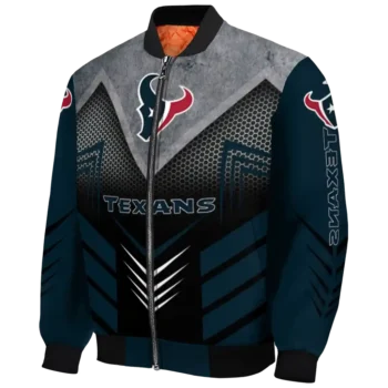 houston texans arrow layer blue black bomber jacket best selling
