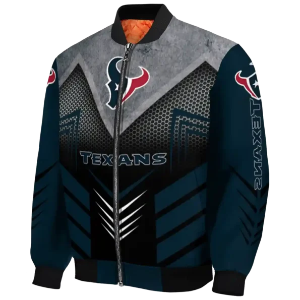 houston texans arrow layer blue black bomber jacket best selling
