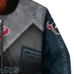 houston texans arrow layer blue black bomber jacket best selling