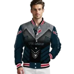 houston texans arrow layer blue black varsity jacket best selling.webp