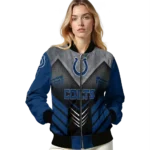 indianapolis colts arrow layer blue black bomber jacket best selling