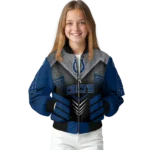 indianapolis colts arrow layer blue black bomber jacket best selling