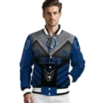 indianapolis colts arrow layer blue black varsity jacket best selling.webp