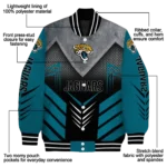 jacksonville jaguars arrow layer teal black varsity jacket best selling.webp