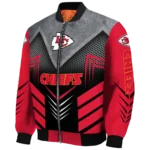 kansas city chiefs arrow layer red black bomber jacket best selling