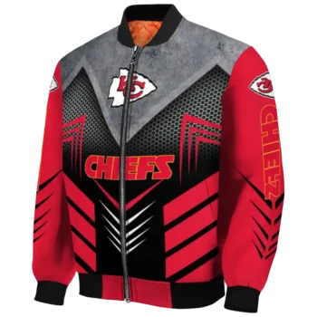 kansas city chiefs arrow layer red black bomber jacket best selling
