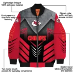kansas city chiefs arrow layer red black bomber jacket best selling