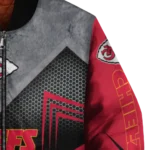 kansas city chiefs arrow layer red black bomber jacket best selling