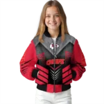 kansas city chiefs arrow layer red black bomber jacket best selling
