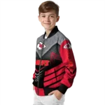 kansas city chiefs arrow layer red black bomber jacket best selling