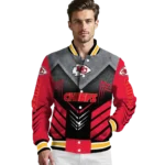 kansas city chiefs arrow layer red black varsity jacket best selling
