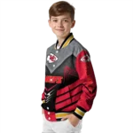 kansas city chiefs arrow layer red black varsity jacket best selling