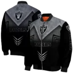 las vegas raiders arrow layer black bomber jacket best selling
