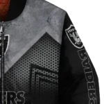 las vegas raiders arrow layer black bomber jacket best selling