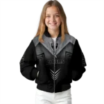 las vegas raiders arrow layer black bomber jacket best selling