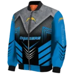 los angeles chargers arrow layer blue black bomber jacket best selling