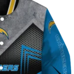 los angeles chargers arrow layer blue black varsity jacket best selling