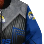 los angeles rams arrow layer blue black bomber jacket best selling