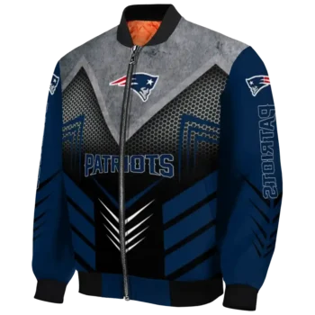new england patriots arrow layer blue black bomber jacket best selling