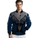 new england patriots arrow layer blue black bomber jacket best selling
