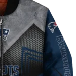 new england patriots arrow layer blue black bomber jacket best selling