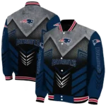 new england patriots arrow layer blue black varsity jacket best selling
