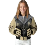 new orleans saints arrow layer gold black bomber jacket best selling
