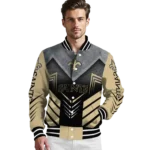 new orleans saints arrow layer gold black varsity jacket best selling