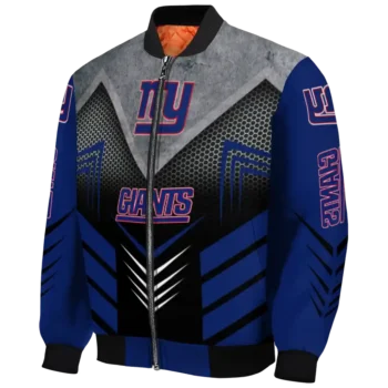 new york giants arrow layer blue black bomber jacket best selling