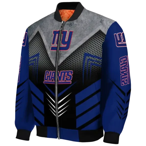 new york giants arrow layer blue black bomber jacket best selling