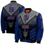 new york giants arrow layer blue black bomber jacket best selling