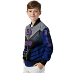 new york giants arrow layer blue black bomber jacket best selling