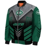 new york jets arrow layer green black bomber jacket best selling
