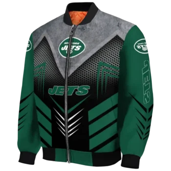 new york jets arrow layer green black bomber jacket best selling