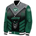 new york jets arrow layer green black varsity jacket best selling