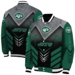 new york jets arrow layer green black varsity jacket best selling