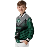 new york jets arrow layer green black varsity jacket best selling