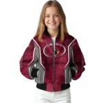 personalized arizona cardinals power plate red bomber jacket best selling