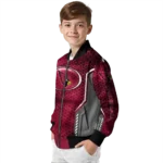 personalized arizona cardinals power plate red bomber jacket best selling