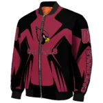 personalized arizona cardinals spider mark red black crocs bomber jacket best selling