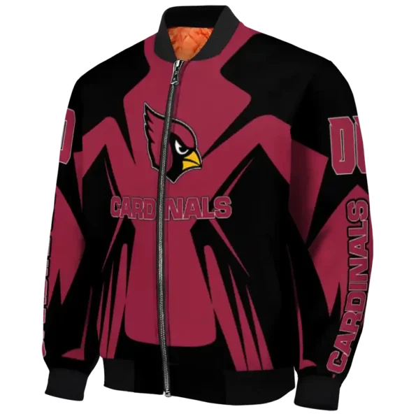 personalized arizona cardinals spider mark red black crocs bomber jacket best selling