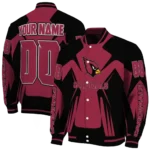 personalized arizona cardinals spider mark red black crocs varsity jacket best selling.webp