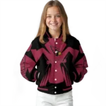 personalized arizona cardinals spider mark red black crocs varsity jacket best selling.webp