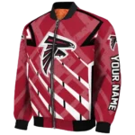personalized atlanta falcons chevron angles red bomber jacket best selling