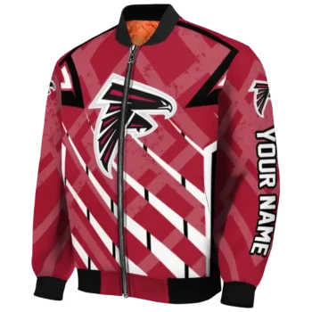 personalized atlanta falcons chevron angles red bomber jacket best selling