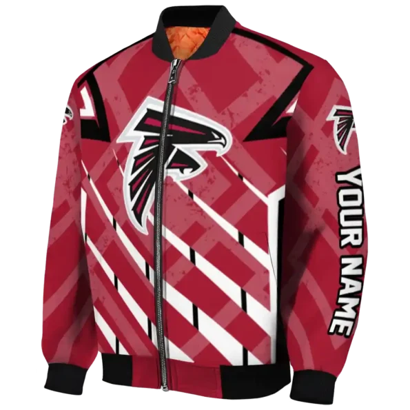 personalized atlanta falcons chevron angles red bomber jacket best selling