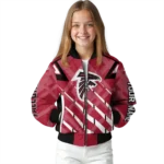 personalized atlanta falcons chevron angles red bomber jacket best selling