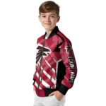 personalized atlanta falcons chevron angles red bomber jacket best selling