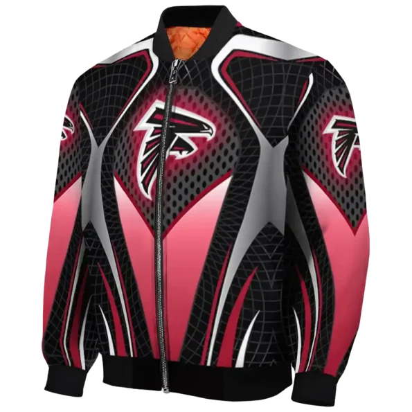 personalized atlanta falcons mesh chest black crocs black bomber jacket best selling